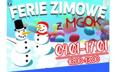 grafika ferie zimowe z MGOK